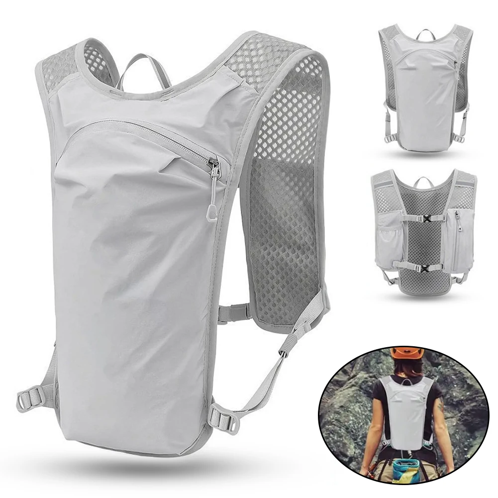 Crossfit Gear Men - Kamizelka rowerowa, do biegania, trekkingu, oddychająca,