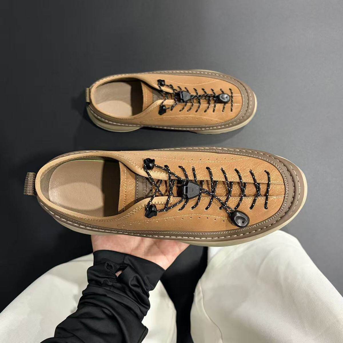Crossfit Hard - Męskie sneakersy casualowe, elastyczne sznurowadła, gruba