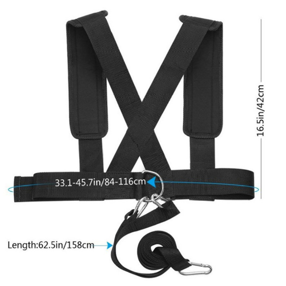 Crossfit Training Gear - Szelki do ćwiczeń z odporowym saniami,