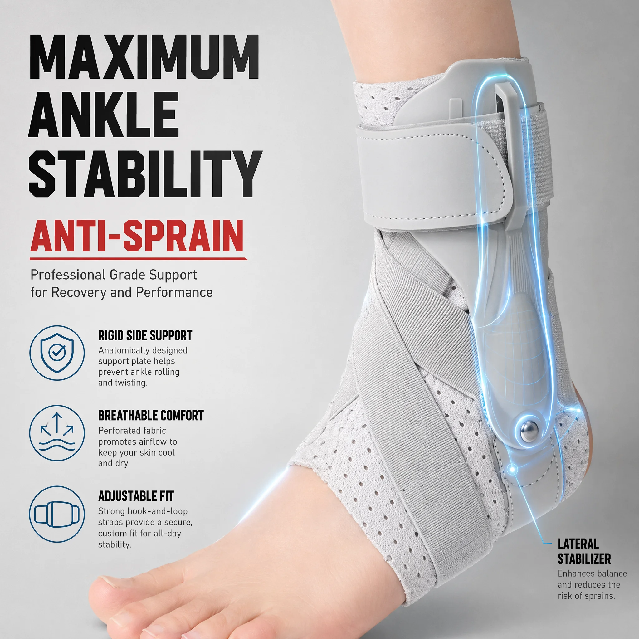 Orteza na kostkę z bocznymi st – Ankle Mobility Band recenzja i cena