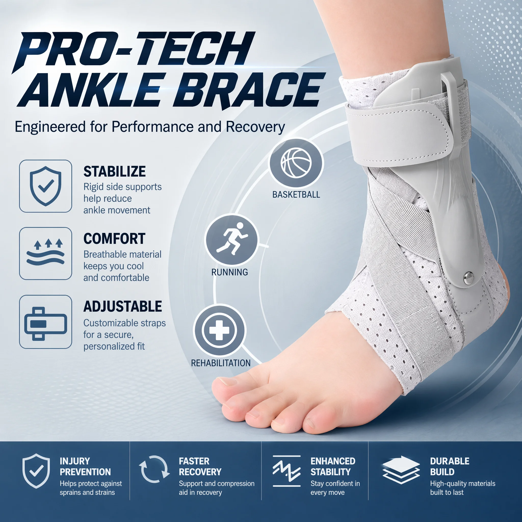 Orteza na kostkę z bocznymi st – Ankle Mobility Band recenzja i cena